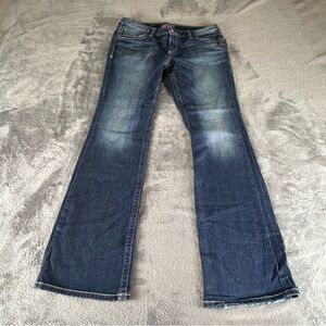 A.n.a. Bootcut Jeans Womens 10 / 30 Blue Flap Pockets Boho Western‎